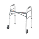 McKesson Drive Folding Walker Junior 350 lbs. 25 to 32.25 Inch