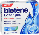 Biotene Dry Mouth Lozenges Sugar Free Refreshing Mint - 27 ct