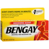 Bengay Menthol Pain Relieving Gel, Vanishing Scent - 2 oz