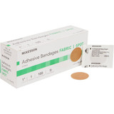 McKesson Adhesive Bandages Fabric Spots 1" - 100ct