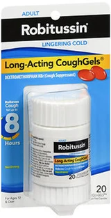 Robitussin Long-Acting CoughGels - 20 ct
