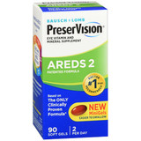 Bausch + Lomb PreserVision AREDS 2 Formula Eye Vitamin & Mineral Supplement MiniGels Soft Gels - 90 ct