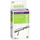 Flents Wipe 'N Clear Pre-Moistened Lens Wipes - 20 count