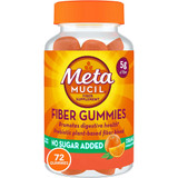 Meta Mucil Fiber Supplement Gummies Orange Flavor - 72 ct