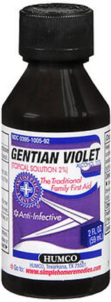 Humco Gentian Violet Topical Solution 2% - 2 oz