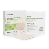 McKesson Lite Hydrocellular Silicone Foam Dressing 4x4 - 10 each