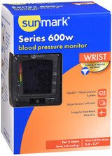 Sunmark Series 600w Wrist Blood Pressure Monitor - Each