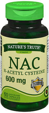 Nature's Truth NAC 600 mg Quick Release Capsules - 60 ct