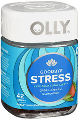 Olly Goodbye Stress Gummies Berry Verbena - 42 ct