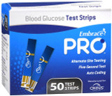 Embrace Pro Blood Glucose Test Strips - 50 ct