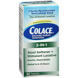 Colace 2-in-1 Tablets - 60 ct Colace 2-in-1 Tablets - 60 ct