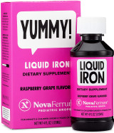 NovaFerrum Pediatric Drops Liquid Iron Supplement for Infants and Toddlers - 4 fl oz