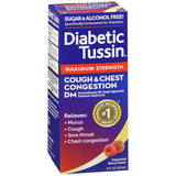 Diabetic Tussin Maximum Strength Cough & Chest Congestion DM Liquid - 4 oz