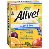 Nature's Way Alive! Men's 50+ Multi-Vitamin Multi-Mineral Tablets -50 Tablets