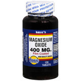 Basic Vitamins Magnesium Oxide 400 mg Tablets - 120 ct