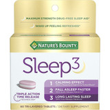 Nature's Bounty Sleep3 Tri-Layered Tablets - 60 ct