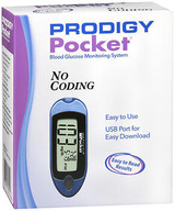 Prodigy Pocket Blood Glucose Monitoring System Blue