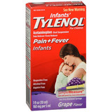 Tylenol Infants' Pain + Fever Oral Suspension Grape Flavor - 1 oz