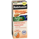 Robitussin Adult Honey Nighttime Cough DM Liquid - 4 oz