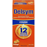 Delsym 12 Hour Cough Suppressant, Orange - 5 oz