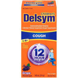 Delsym 12 Hour Cough Relief Liquid Grape - 5 oz