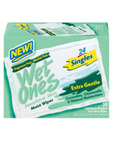 Wet Ones Moist Wipes Singles Sensitive - 24 ea.