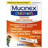 Mucinex Children's Cough Mini-Melts Packets Orange Creme Flavor - 12 Each