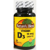 Nature's Blend Vitamin D 400 IU - 100 Tablets