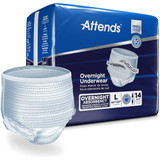Attends Underwear Overnight Large - 4 pks of 14
