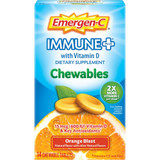 Emergen-C Immune Plus Chewables Tablets Orange Blast - 14 ct