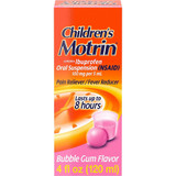 Motrin Children's Oral Suspension Bubble Gum Flavor - 4 oz