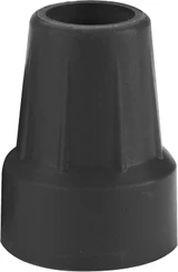 Drive Crutch Tips Black 7/8 inch.