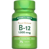 Nature's Truth B-12 1000 mcg Tablets Timed Release - 75 ct