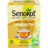 Senokot Natural Senna Leaf Laxative Tea Wrapped Pyramid Sachets - 20 ct