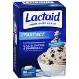 Lactaid Fast Act Lactase Enzyme Supplement Caplets - 96 ct