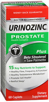 Urinozinc Prostate Health Complex Plus Caplets - 60 ct