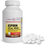 Geri-Care 325 mg Aspirin - 1000 Tablets