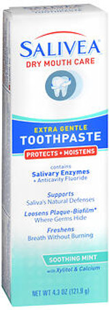 Salivea Extra Gentle Toothpaste Soothing Mint - 4.3 oz
