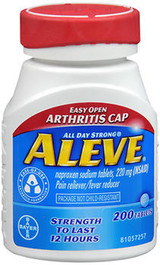Aleve Tablets Easy Open Arthritis Cap - 200 ct
