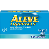 Aleve Pain and Fever Reducer Liquid Gels - 80 ct