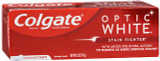 Colgate Optic White Stain Fighter Anticavity Fluoride Toothpaste Clean Mint - 4.2 oz