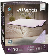Attends Premier Underpads Overnight X-Large 31"x35"- 6 pks of 10
