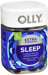 Olly Sleep Gummies Extra Strength Blackberry Zen - 50 ct