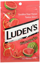 Luden's Throat Drops Watermelon - 25 ct