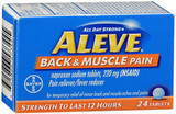 Aleve Back & Muscle Pain Tablets - 24 ct