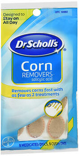Dr. Scholl's Corn Removers Cushions & Medicated Discs - 9 ct