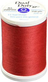 Dual Duty Xp General Purpose Thread, Atom Red, 250 Yds. - 3 Pkgs