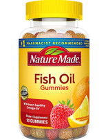 Nature Made Fish Oil Gummies Strawberry, Lemon & Orange - 90 ct