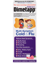 Dimetapp Children's Multi-Symptom Cold & Flu Liquid Red Grape Flavor - 4 oz