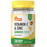 Sundance Vitamins Vitamin C + Zinc Vegetarian Gummies - 36 ct